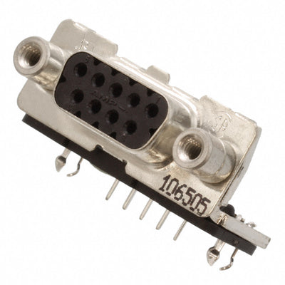 3-106505-2 by TE Connectivity AMP Connectors - CONNECTOR D-SUB RCPT 9POS R/A SLDR