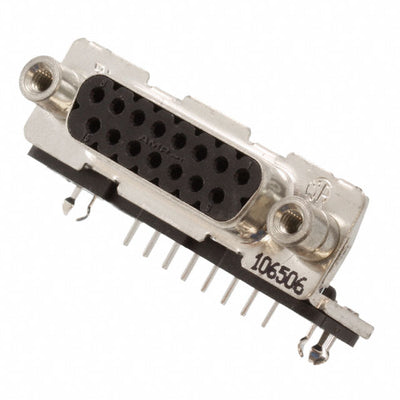3-106506-2 by TE Connectivity AMP Connectors - CONNECTOR D-SUB RCPT 15POS R/A SLDR