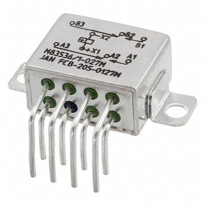 FCB-205-0127M by TE Connectivity Aerospace, Defense and Marine - RELAY GEN PURPOSE DPDT 5A 28V