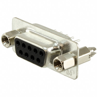 3-1634222-2 by TE Connectivity AMP Connectors - CONNECTOR D-SUB RCPT 9POS VERT SLDR