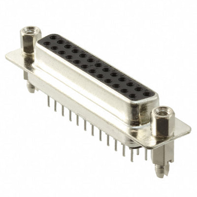 3-1634224-2 by TE Connectivity AMP Connectors - CONNECTOR D-SUB RCPT 25POS VERT SLDR