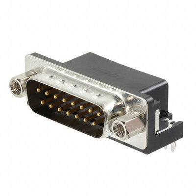 3-1634581-2 by TE Connectivity AMP Connectors - CONNECTOR D-SUB PLUG 15POS R/A SLDR