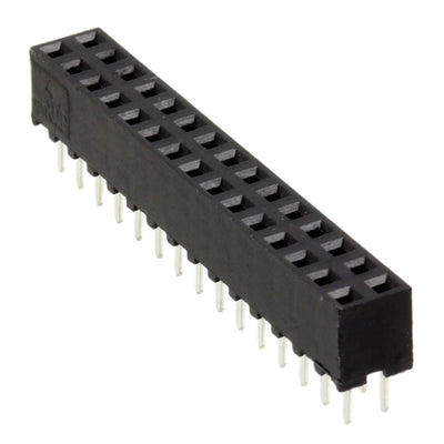3-1734506-8 by TE Connectivity AMP Connectors - CONNECTOR RECPT 30POS 0.079 GOLD PCB