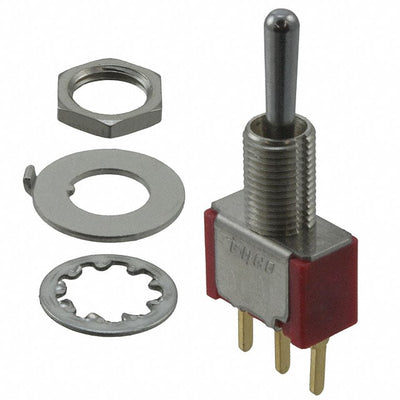 3-1825137-6 by TE Connectivity ALCOSWITCH Switches - SWITCH TOGGLE SPDT 0.4VA 20V