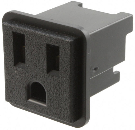 3-213598-2 by TE Connectivity AMP Connectors - PWR ENT RCPT NEMA5-15 PNL SLDR