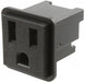 3-213598-2 by TE Connectivity AMP Connectors - PWR ENT RCPT NEMA5-15 PNL SLDR