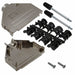 3-2198617-7 by TE Connectivity AMP Connectors - CONNECTOR BACKSHELL 37POS 180DEG SHLD