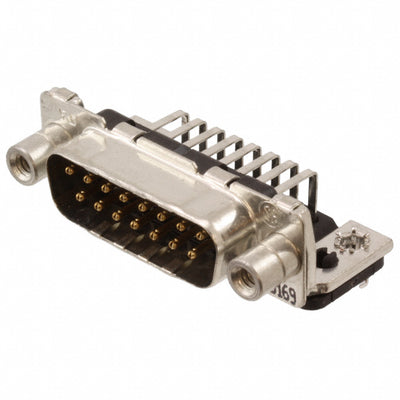 3-338169-2 by TE Connectivity AMP Connectors - CONNECTOR D-SUB PLUG 15POS R/A SLDR