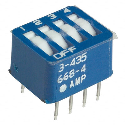 3-435668-4 by TE Connectivity ALCOSWITCH Switches - ROCKER SWITCH DIP SPST 60MA 5V