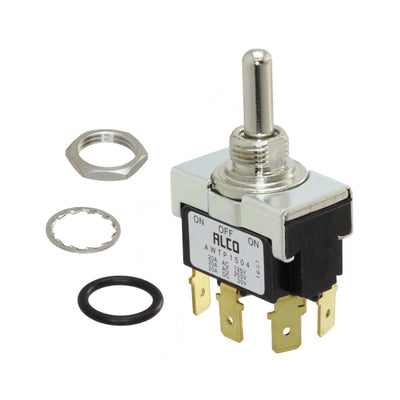 3-6437592-9 by TE Connectivity ALCOSWITCH Switches - SWITCH TOGGLE DPDT 20A 125V