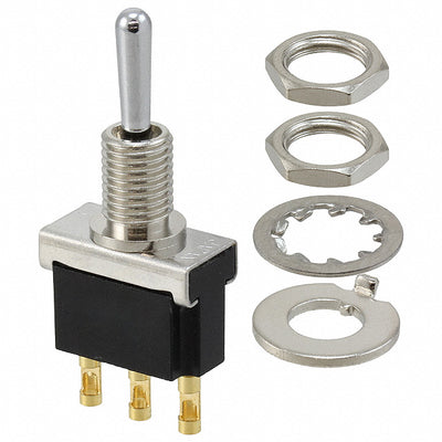 3-6437630-8 by TE Connectivity ALCOSWITCH Switches - SWITCH TOGGLE SPDT 0.4VA 20V