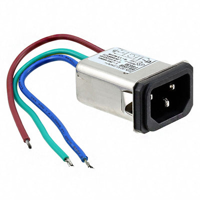 3-6609006-9 by TE Connectivity Corcom Filters - PWR ENT RCPT IEC320-C14 PNL WIRE