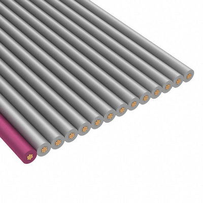 300-30-14-GR-0250F by CNC Tech - CABLE RIBN 14COND 0.025 GRAY 10
