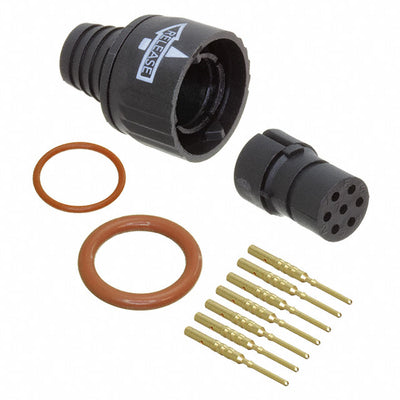 300056 by Amphenol Alden Products Company - CONNECTOR PLUG MALE 7P GOLD SLDR CUP