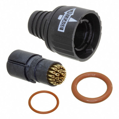 300112 by Amphenol Alden Products Company - CONNECTOR PLUG MALE 27P GOLD SLDR CUP