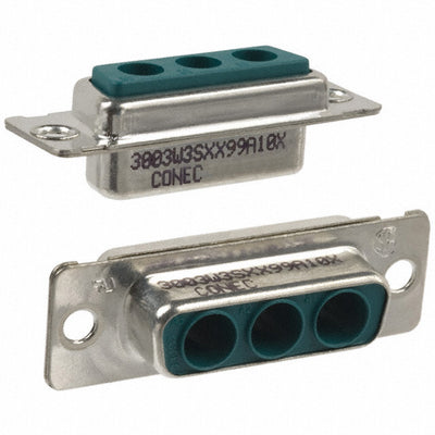 3003W3SXX99A10X by Conec - CONNECTOR D-SUB HOUSING RCPT 3POS