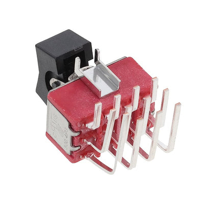 3004P3J1BLKM7QE by E-Switch - ROCKER SWITCH 4PDT 5A 120V