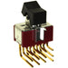 3004P6J1BLKM7RE by E-Switch - ROCKER SWITCH DP3T 0.4VA 20V