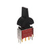 300AWSP4J2BLKVS2RE by E-Switch - ROCKER SWITCH SPDT 0.4VA 20V