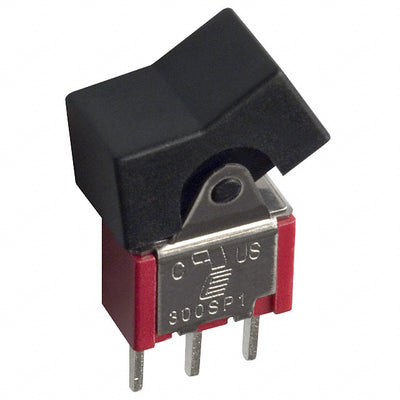 300SP1J1BLKM2QE by E-Switch - ROCKER SWITCH SPDT 5A 120V