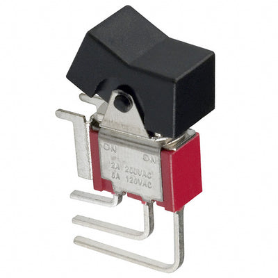 300SP1J1BLKM7QE by E-Switch - ROCKER SWITCH SPDT 5A 120V