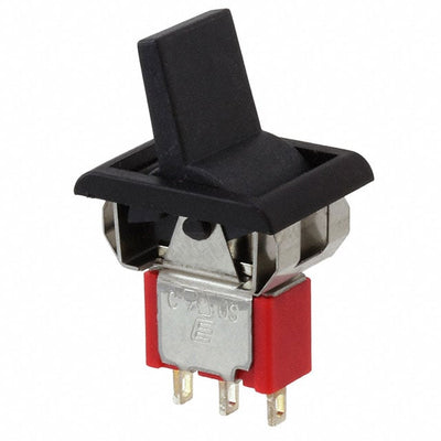 300SP1R7BLKM1QEBLK by E-Switch - ROCKER SWITCH SPDT 5A 120V