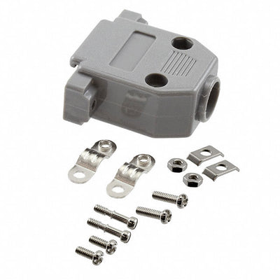 300X10179X by Conec - CONNECTOR BACKSHELL 15POS 180DEG GRAY