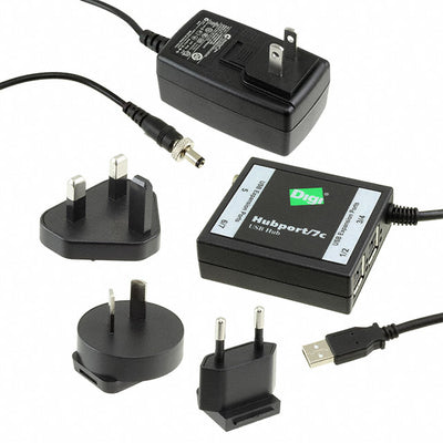 301-2010-27 by Digi - HUBPORT 7C USB2.0 INT'L 5V