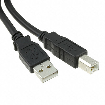 301-9000-07 by Digi - NETWORKING USB CABLE A-B BLK 6FT