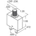 1658-G21-02-P13-15A by E-T-A - THERMAL CIRCUIT BREAKER15A 240VAC 28VDC