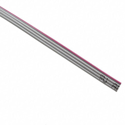 302-28-04-GR-0100F by CNC Tech - CABLE RIBN 4COND 0.05 GRAY 100