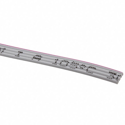 302-28-04-GR-0250F by CNC Tech - CABLE RIBN 4COND 0.05 GRAY 250