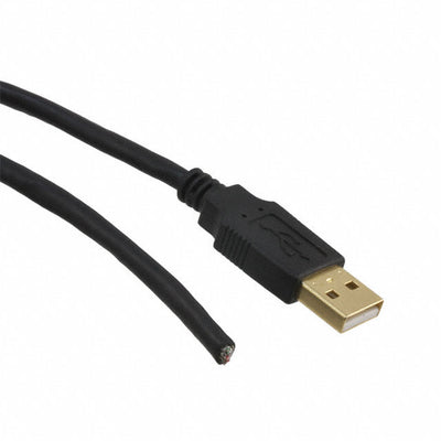 3021023-16 by Qualtek - CABLE USB2.0 A PLUG TO OPEN 16