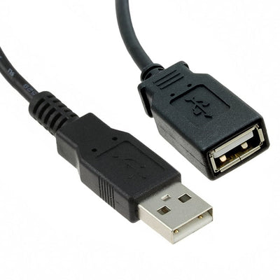 3021057-02M by Qualtek - CABLE USB2.0 A RCPT TO A PLG 6.56