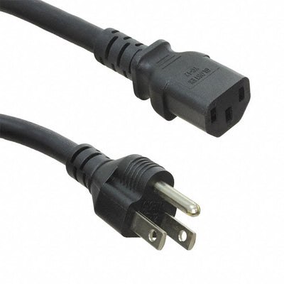 3021455F701(R) by GlobTek, Inc. - CORD 18AWG NEMA 5-15P-IEC 320 5