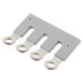 3026049 by Phoenix Contact - JUMPER TERM BLK 4POS RING