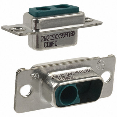 302W2CSXX99A10X by Conec - CONNECTOR D-SUB HOUSING RCPT 2POS