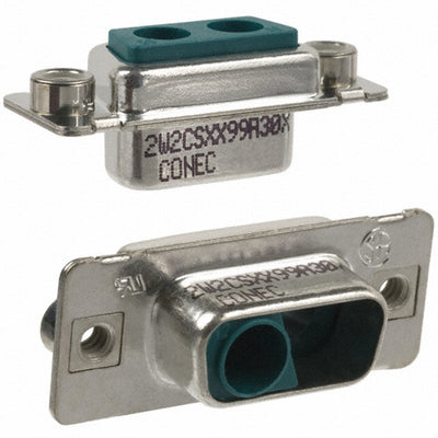 302W2CSXX99A30X by Conec - CONNECTOR D-SUB HOUSING RCPT 2POS