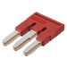 3030174 by Phoenix Contact - JUMPER TERM BLK 3POS FLAT PIN