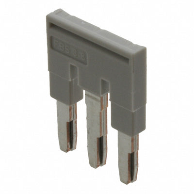 3032240 by Phoenix Contact - JUMPER TERM BLK 3POS FLAT PIN