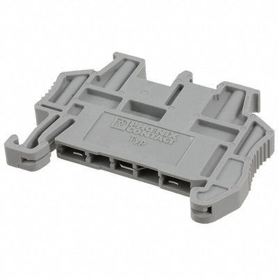 3032350 by Phoenix Contact - CONNECTOR TERM BLK END BRCKT RAIL GRY