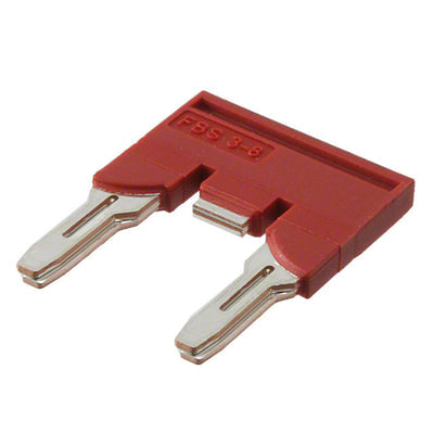 3032363 by Phoenix Contact - JUMPER TERM BLK 2POS FLAT PIN
