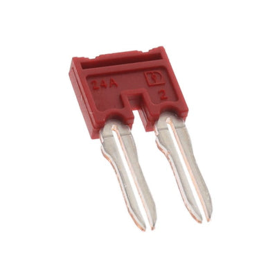 3033715 by Phoenix Contact - JUMPER TERM BLK 2POS FLAT PIN