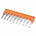 3033833 by Phoenix Contact - JUMPER TERM BLK 10POS FLAT PIN