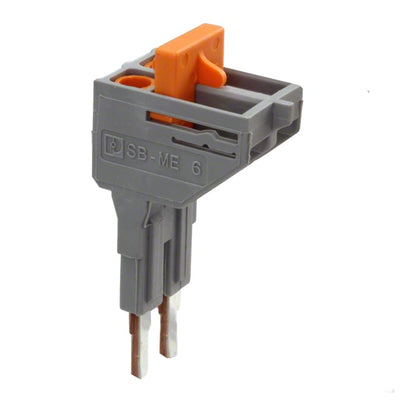 3035755 by Phoenix Contact - JUMPER TERM BLK 2POS FLAT PIN