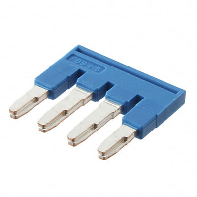 3036958 by Phoenix Contact - JUMPER TERM BLK 4POS FLAT PIN