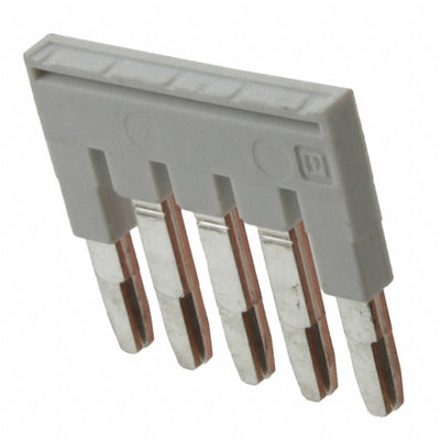 3038998 by Phoenix Contact - JUMPER TERM BLK 5POS FLAT PIN