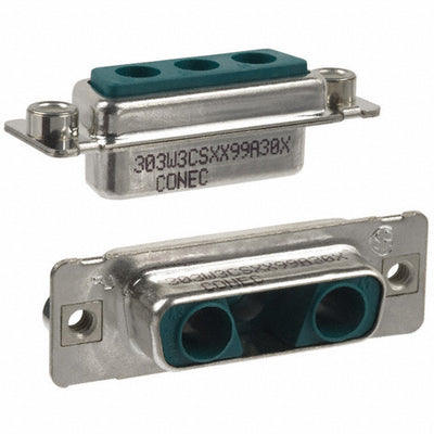 303W3CSXX99A30X by Conec - CONNECTOR D-SUB HOUSING RCPT 3POS