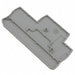 3040096 by Phoenix Contact - CONNECTOR TERM BLK END PLATE GRAY