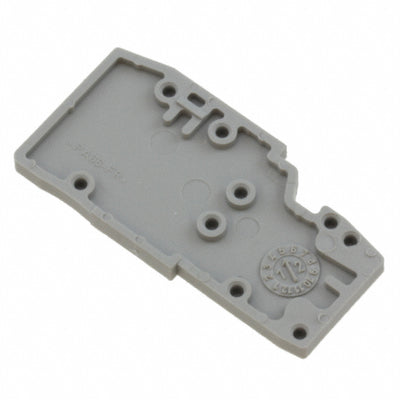 3042243 by Phoenix Contact - CONNECTOR TERM BLK END PLATE GRAY